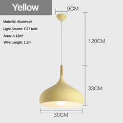 Nordic Simple Macaroon Color Pendant Lights LED Hanging Lamp Lamparas Colgantes Cocina Kitchen Cafe Single Head Chandelier