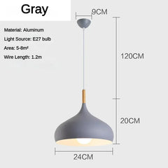 Nordic Simple Macaroon Color Pendant Lights LED Hanging Lamp Lamparas Colgantes Cocina Kitchen Cafe Single Head Chandelier