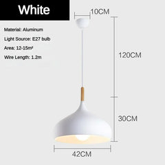 Nordic Simple Macaroon Color Pendant Lights LED Hanging Lamp Lamparas Colgantes Cocina Kitchen Cafe Single Head Chandelier