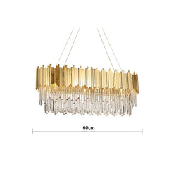 Luxury Crystal Led Chandeliers For Living Room Dining Bedroom Adjustable Metal Hanging Lamp Indoor Lighting Lamparas Fixture