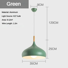 Nordic Simple Macaroon Color Pendant Lights LED Hanging Lamp Lamparas Colgantes Cocina Kitchen Cafe Single Head Chandelier