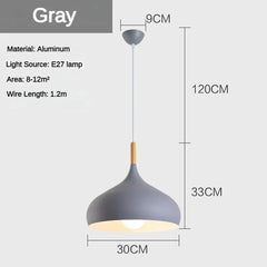 Nordic Simple Macaroon Color Pendant Lights LED Hanging Lamp Lamparas Colgantes Cocina Kitchen Cafe Single Head Chandelier