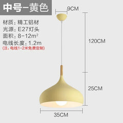 Nordic Simple Macaroon Color Pendant Lights LED Hanging Lamp Lamparas Colgantes Cocina Kitchen Cafe Single Head Chandelier