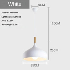 Nordic Simple Macaroon Color Pendant Lights LED Hanging Lamp Lamparas Colgantes Cocina Kitchen Cafe Single Head Chandelier