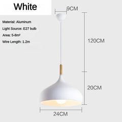 Nordic Simple Macaroon Color Pendant Lights LED Hanging Lamp Lamparas Colgantes Cocina Kitchen Cafe Single Head Chandelier