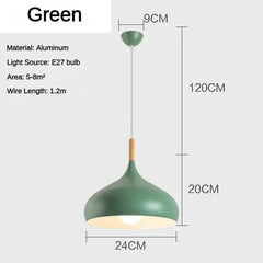 Nordic Simple Macaroon Color Pendant Lights LED Hanging Lamp Lamparas Colgantes Cocina Kitchen Cafe Single Head Chandelier