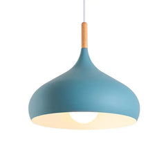 Nordic Simple Macaroon Color Pendant Lights LED Hanging Lamp Lamparas Colgantes Cocina Kitchen Cafe Single Head Chandelier